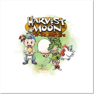 harvest moon Posters and Art